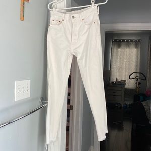 White Gap jeans